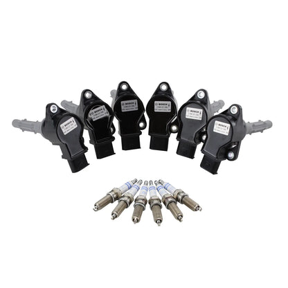 Set of 6 Ignition Coils & 6 Spark Plugs for Mercedes-Benz V6