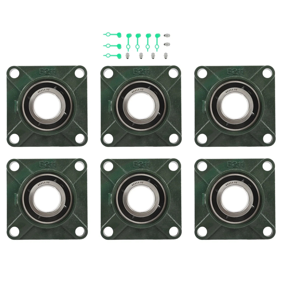 6X UCF211-32 Pillow Block Bearing for Various Applications (2" Bore)