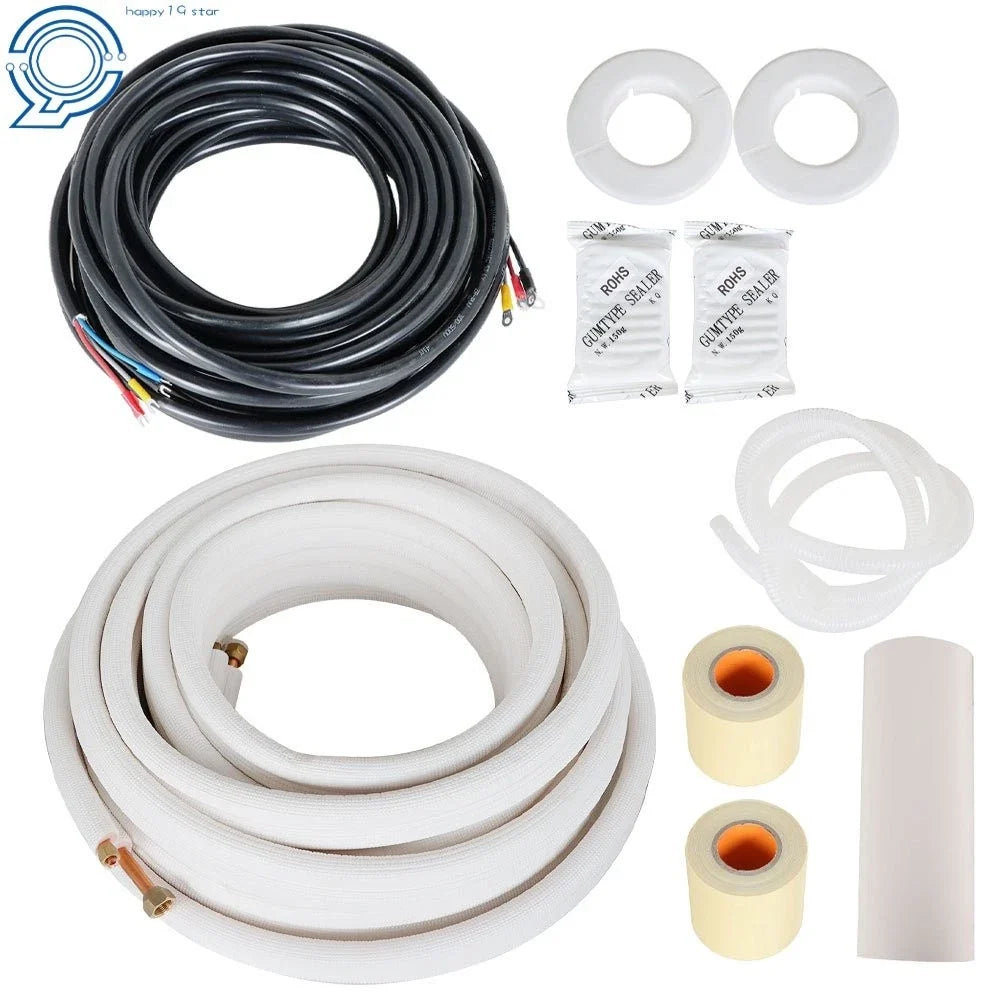 Rubber Air Conditioning Cooling Connection Pipe for (50 Feet)
