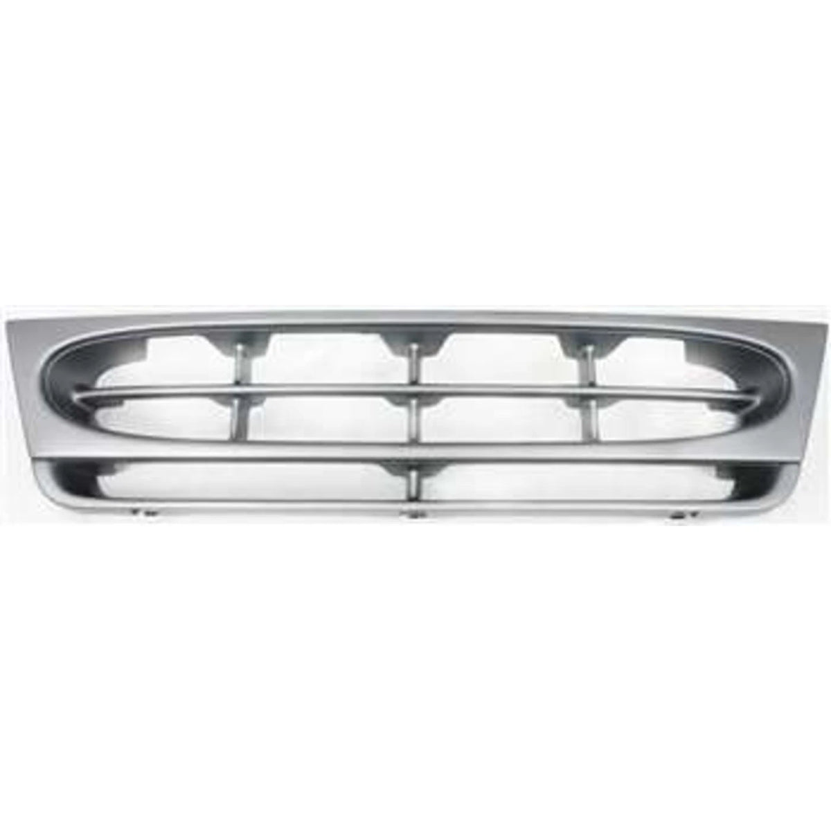 Grille for Ford E-350 Econoline (1997–1998) Silver Shell & Insert