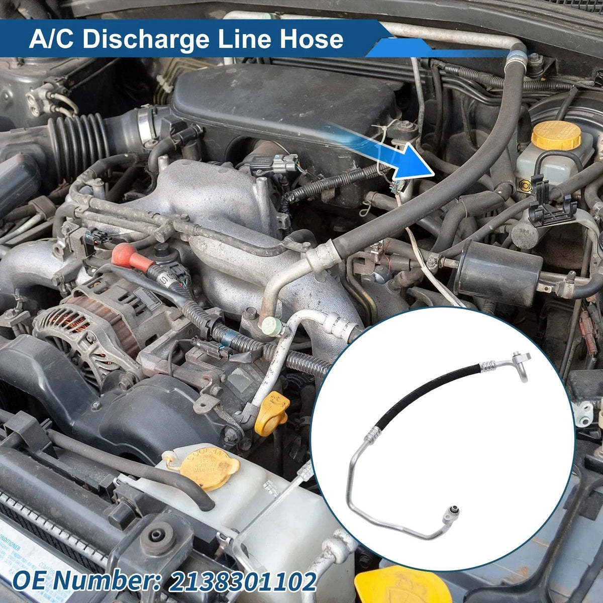Liquid Hose A/C Refrigerant for Mercedes-Benz E300 2016-2023