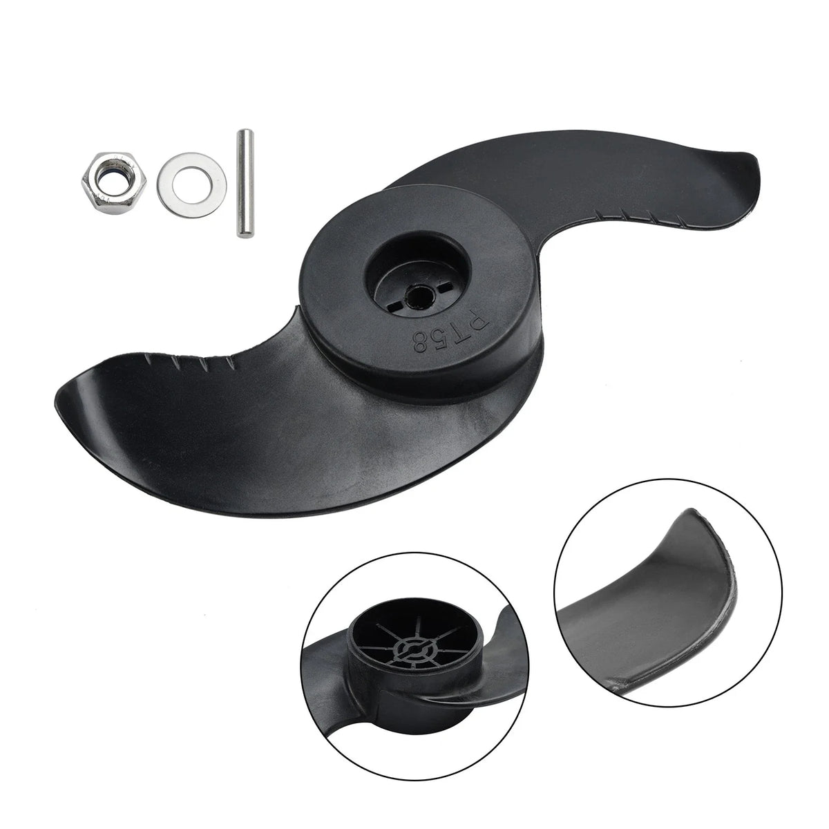 3-5/8" Diameter Weedless Wedge 2 Propeller for Trolling Motor 2091160