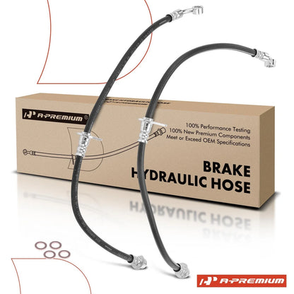 2X Front Brake Hydraulic Hose for Honda CR-V (2002–2006)
