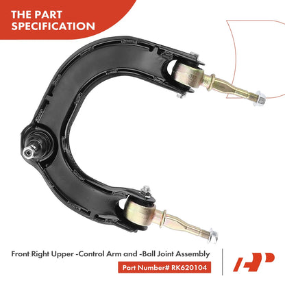 8-Piece Front Control Arm and Ball Joint Set for Hyundai Sonata