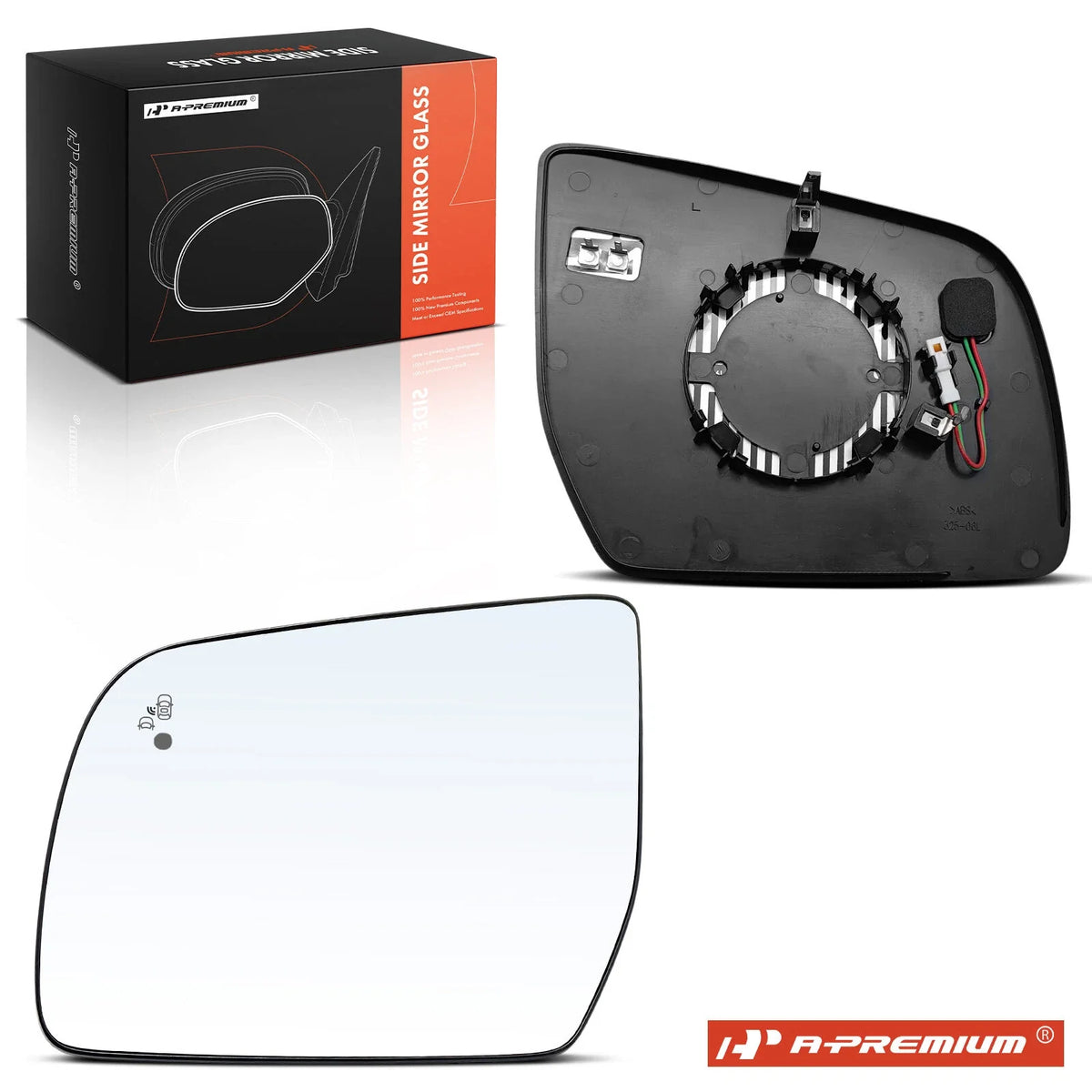 Driver Power Mirror Glass with Blind Spot & Heated for Ford Ranger (2019–2023)