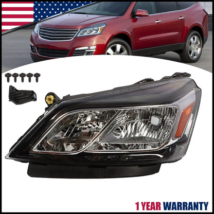 Left Side Halogen Headlight for 2013-2017 Chevy Traverse