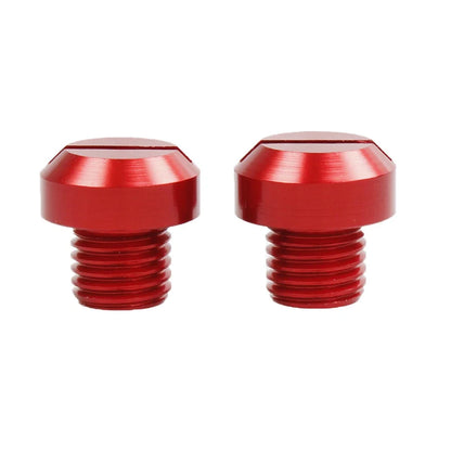 Mirror Hole Plug Screws M10x1.25 - Set of 2 for Motorcycles