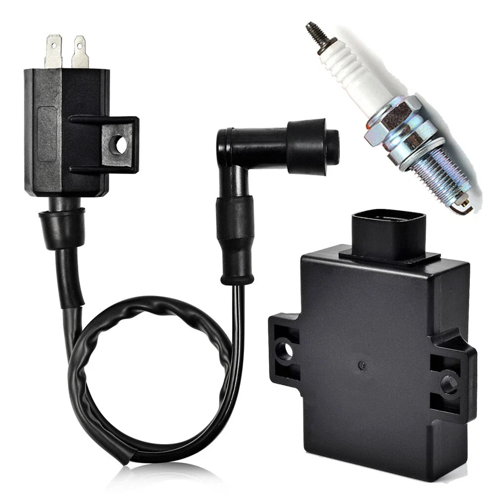 Ignition Coil Spark Plug CDI Kit for Kawasaki 1996-2002 KLF220
