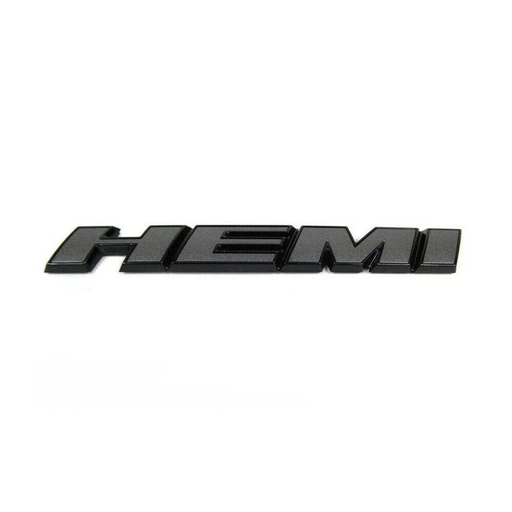 Mopar Black Hemi Emblem Badge for Dodge Challenger (2015–2023)
