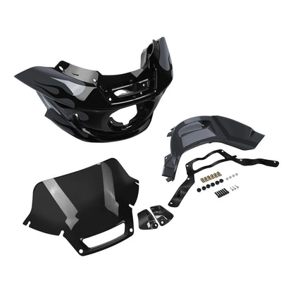Gunship Gray Headlight Fairing Windshield for 2022-2024 Harley Low Rider ST