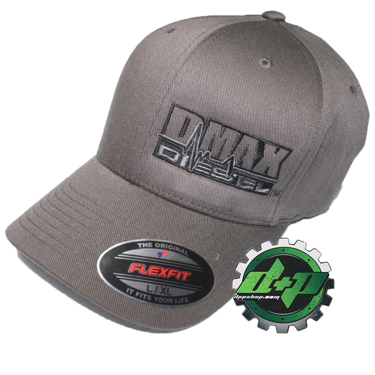 Dark Gray Duramax Hat Ball Cap Fitted Flex Fit (L/XL)
