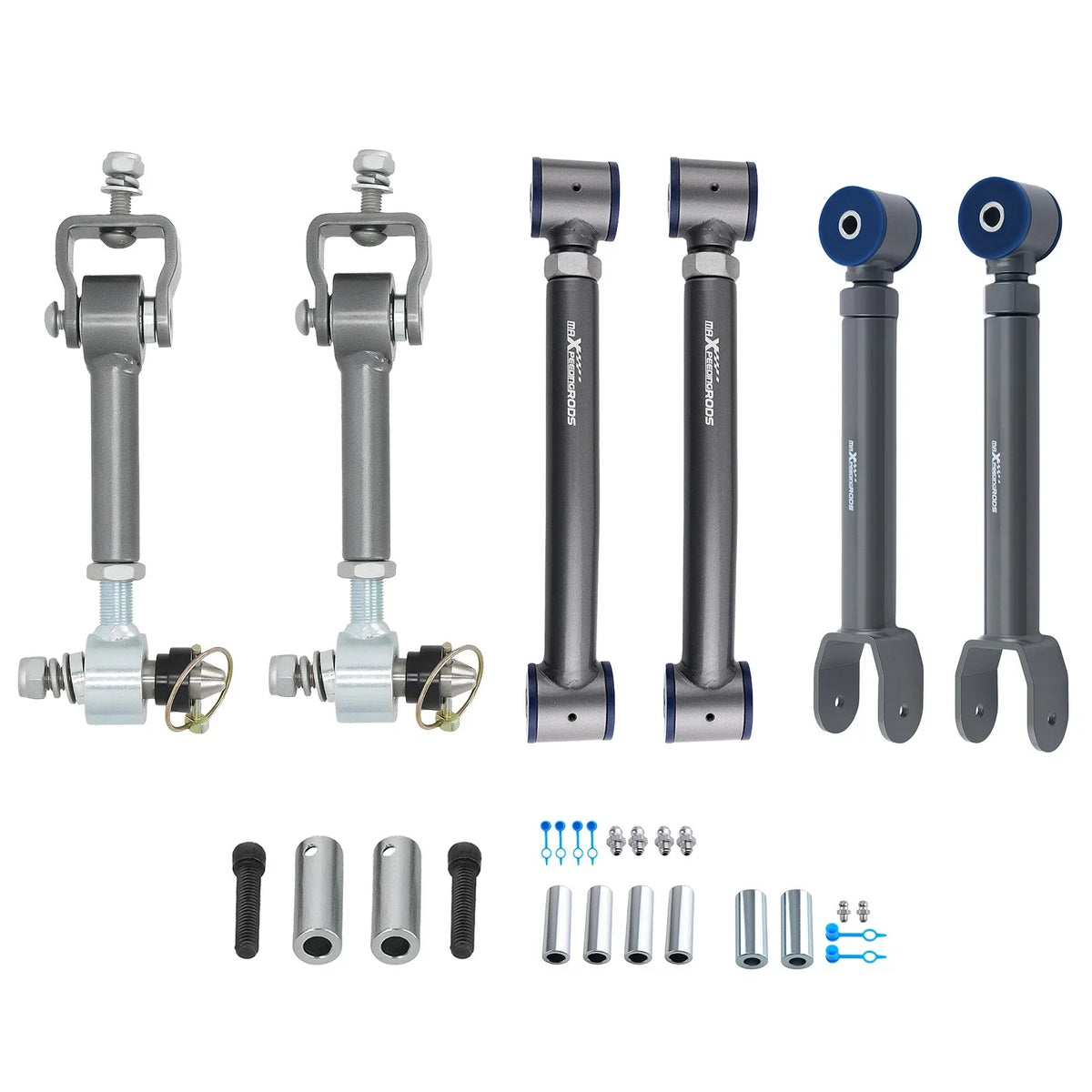 6PC Front Control Arms & Sway Bar Links Set for Jeep Cherokee XJ 1984-2001