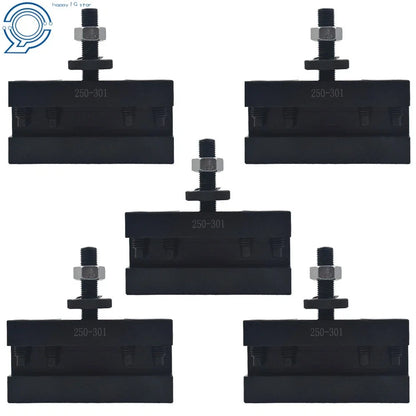 5 Pack Quick Change Tool Post Turning & Facing Holder for Lathe (250-301)