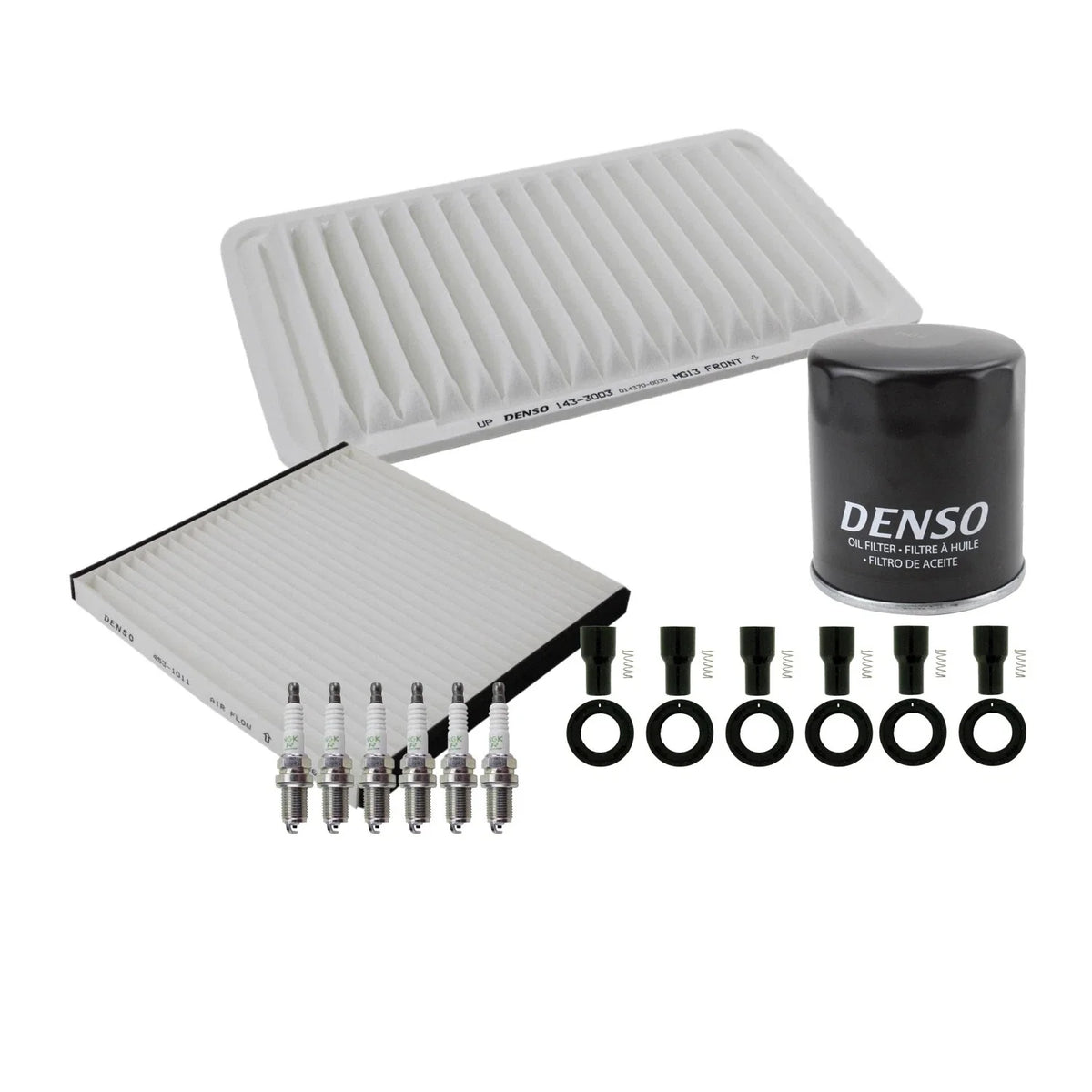 Tune Up Kit with NGK 6 Spark Plugs & Boots for Camry ES300 (1997–2001)