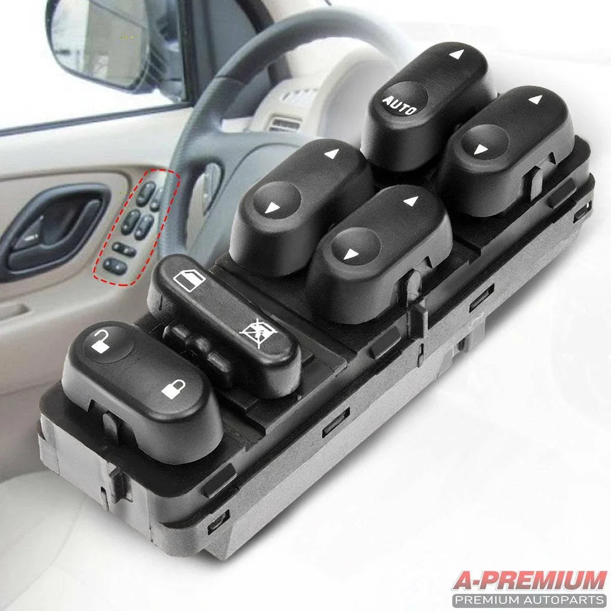 Front Left Window Switch for Ford Escape, Mazda Tribute (2002–2007)