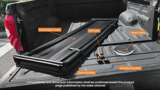6FT Soft Tonneau Cover for Chevy Colorado GMC Canyon (2015–2026) Waterproof