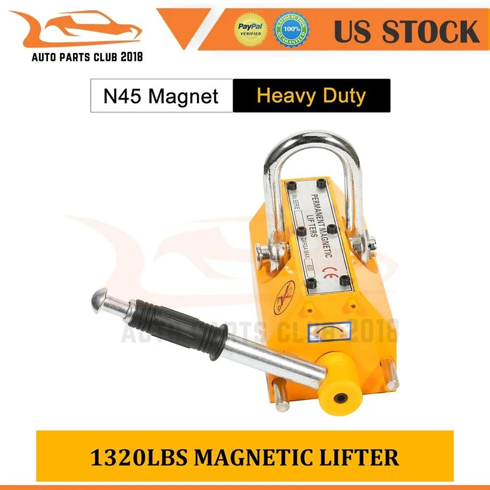 Heavy Duty Magnetic Lifter Hoist Crane 1320lb for Various Models