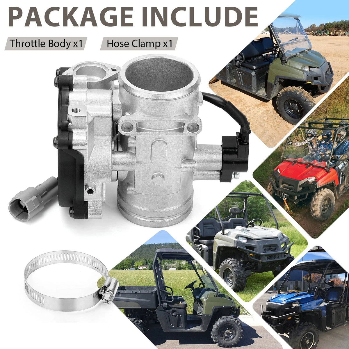 Throttle Body for Polaris Ranger XP 800 / Crew 800 / HD 800 (2010)