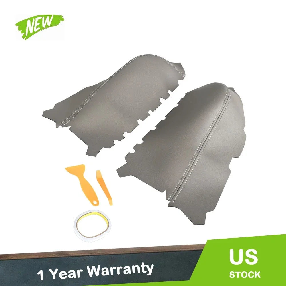 Set of 2 Leather Door Panel Armrest Covers for Honda Pilot (2009–2015)