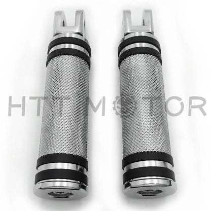 Diamond Chrome Footpegs for Harley FXBB FXBR FXBRS FXLR (2018–2023)
