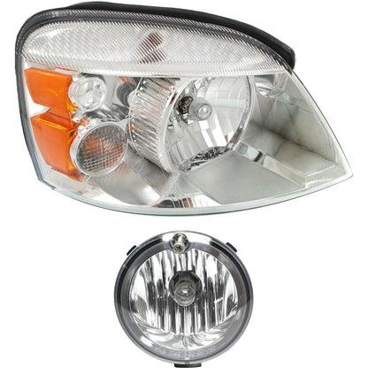 Headlight Kit for Ford Freestar (2004–2007) Passenger Side