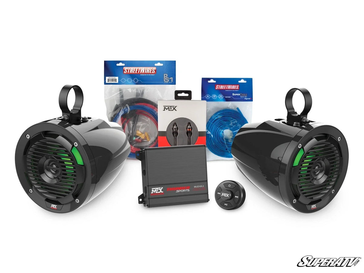 MTX UNI-1 Amplifier and Bluetooth Speaker Kit for Universal Vehicles (2010–2023)
