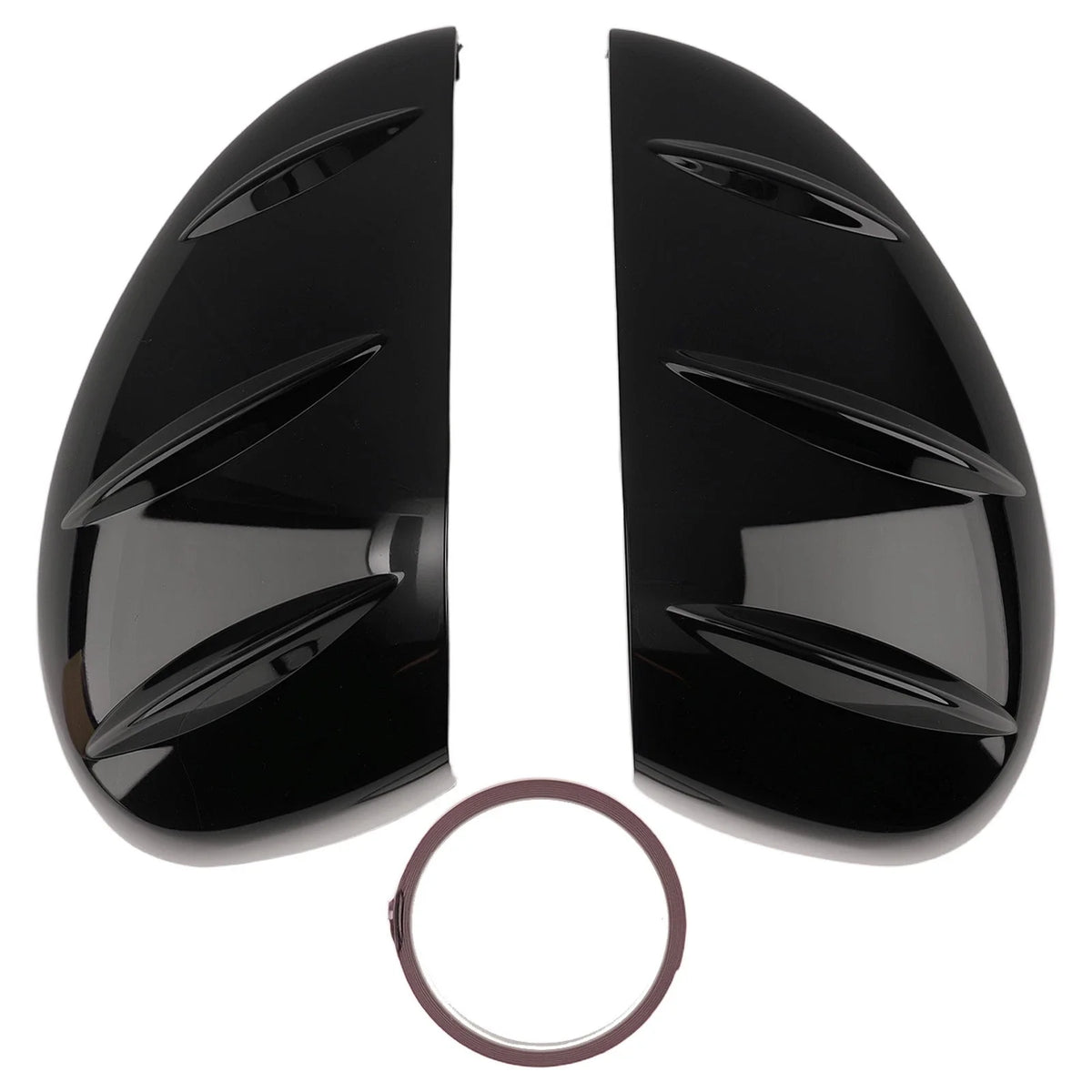 Front Side Mirror Cover Caps - Gloss Black for Honda Civic 2022-2023