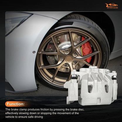 Front Left Right Brake Calipers w/Bracket Pair for Lexus RX350 (2010–2015)