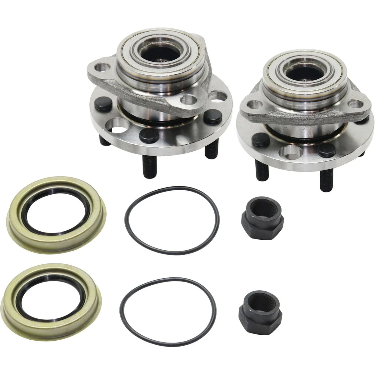 Front LH & RH Wheel Hubs 5 Lug for Cavalier (1984-2005) Chevrolet