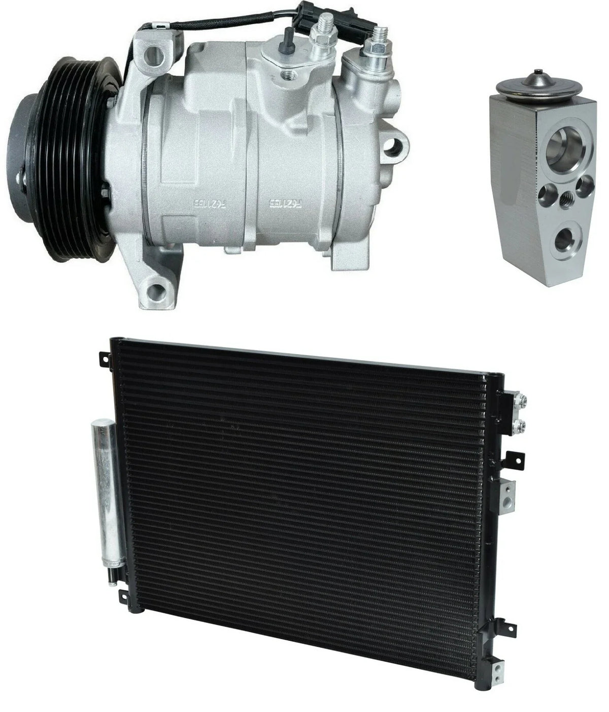 AC Compressor Kit With Condenser for Dodge Challenger 5.7L (2012–2014)