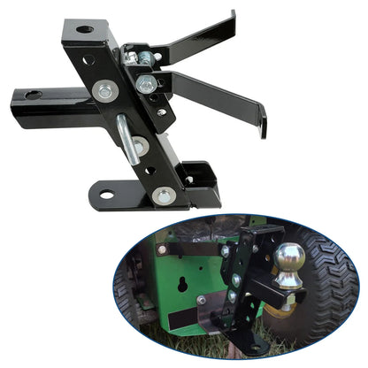 Adjustable Towing Hitch for Lawn Mower by John Deere