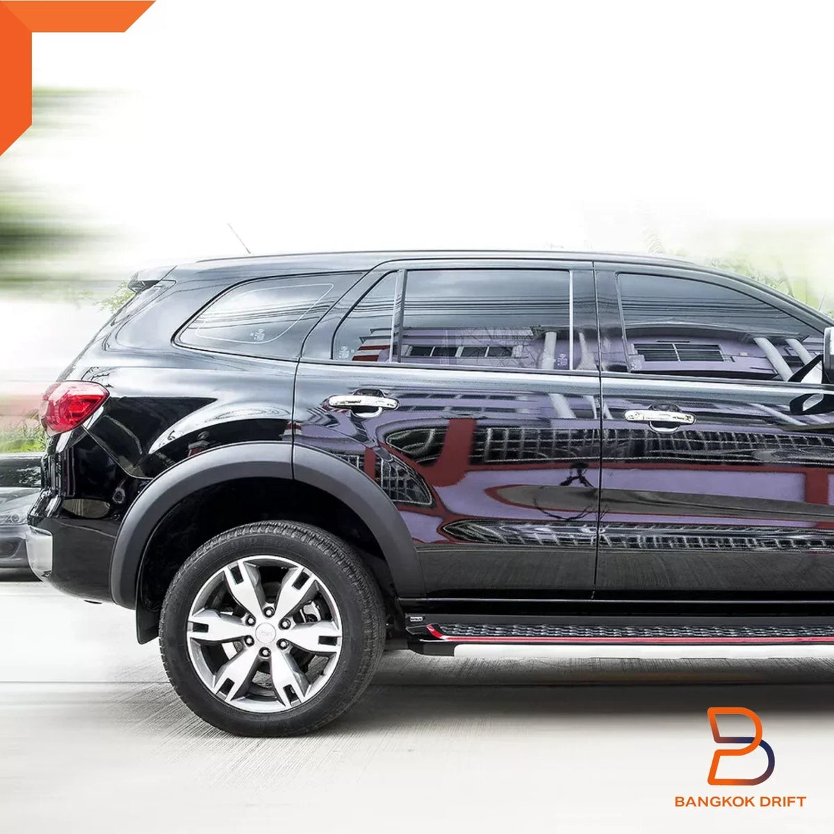 Fender Flares 4" Matte Black for 2015-2018 Ford Everest SUV