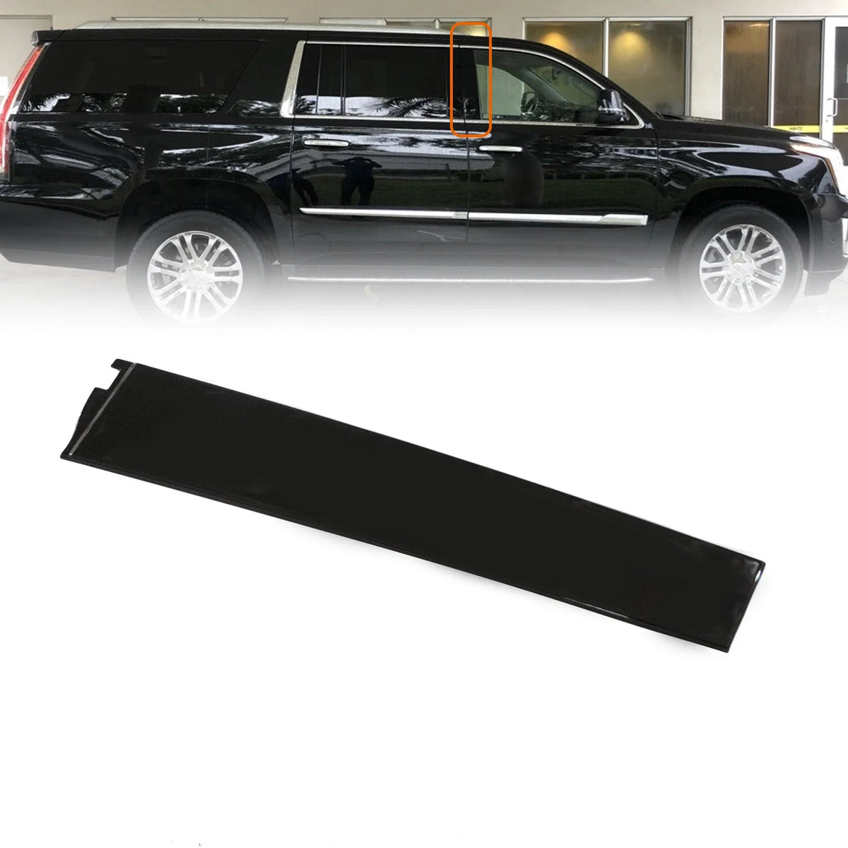Front Door Molding Trim 926-242 for GMC Chevy Cadillac 2015-2020 Passenger Side