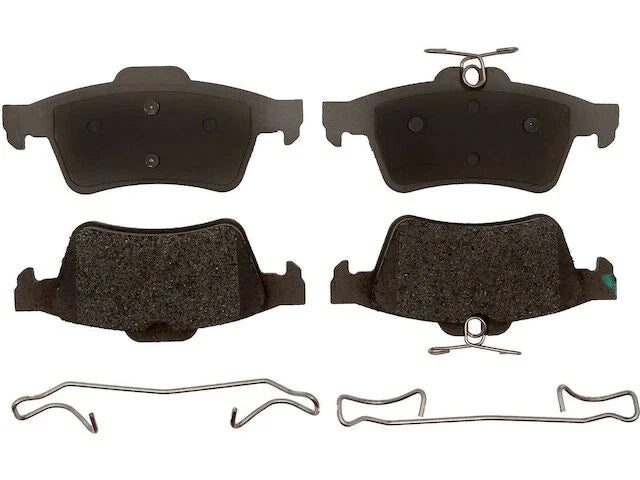 Rear Brake Pad Set for Jaguar XKR (2007–2009) ZF175ZR Silver Ceramic