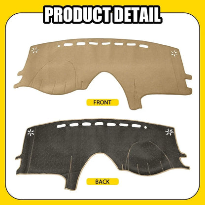 Dash Cover Mat in Black Gray Beige for Sienna 2004–2010