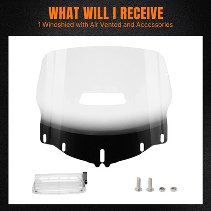 Clear Windshield with Air Vent for Honda Goldwing 1800 (2001-2017)