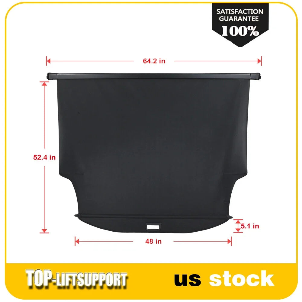 Retractable Rear Cargo Security Trunk Cover for Cadillac Escalade ESV (2021–2023)