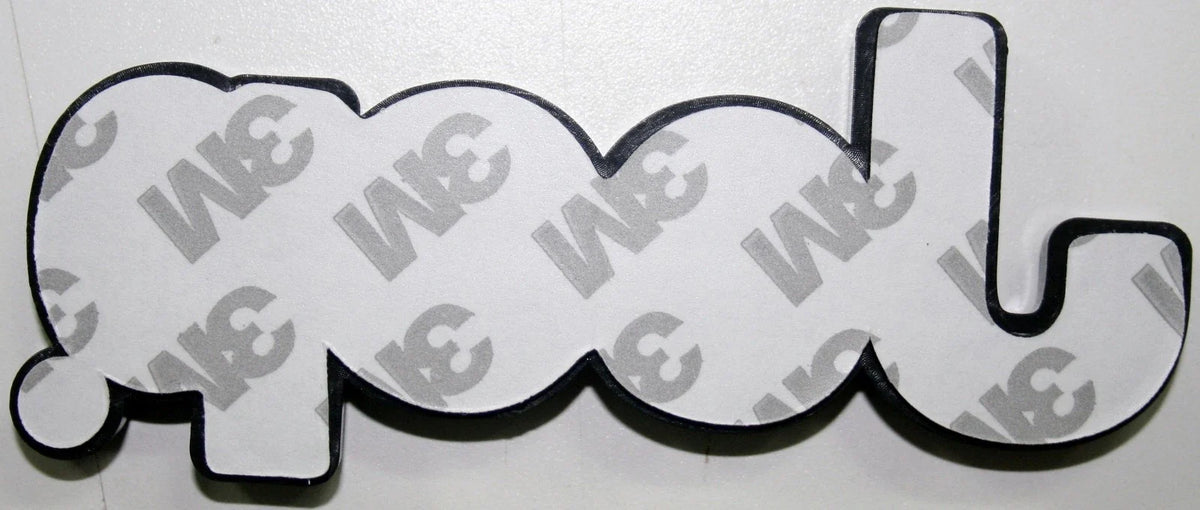 Chrome Emblem Tag with 3M Adhesive Sticker for Jeep Cherokee 2014-2023
