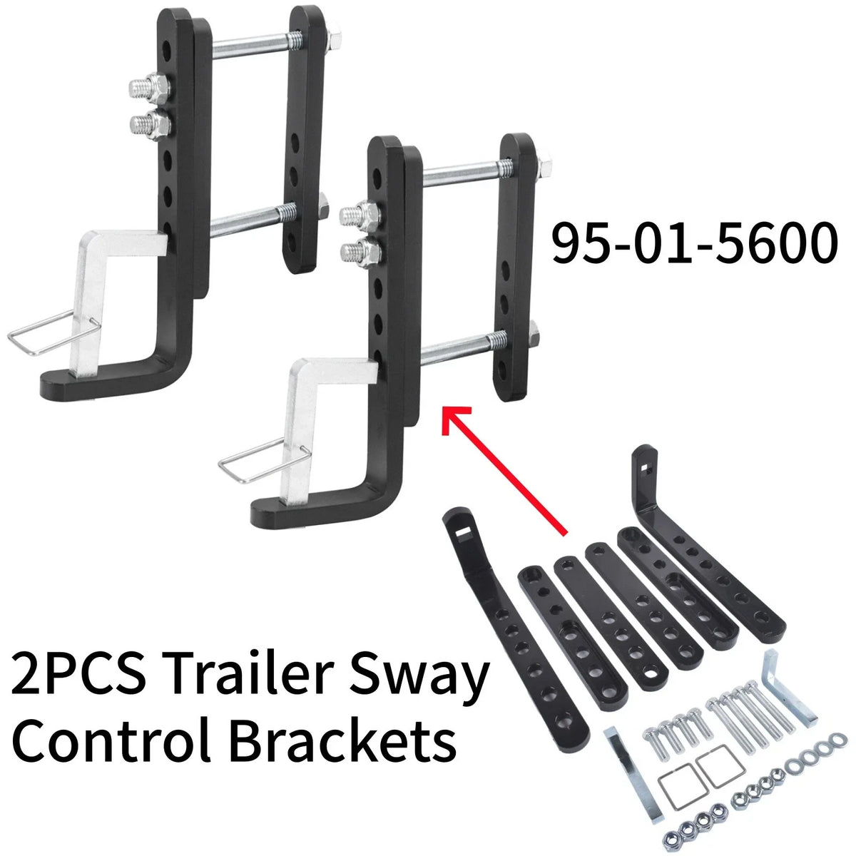 Equalizer Hitch Sway Control Bracket 2X (Rated 6K-14K LB)