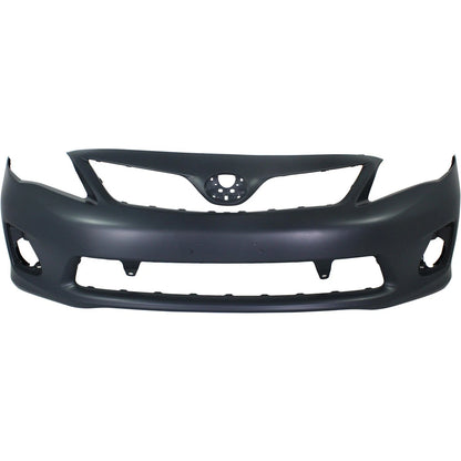 Front Bumper Cover for Toyota Corolla (2011–2013) Primed Plastic