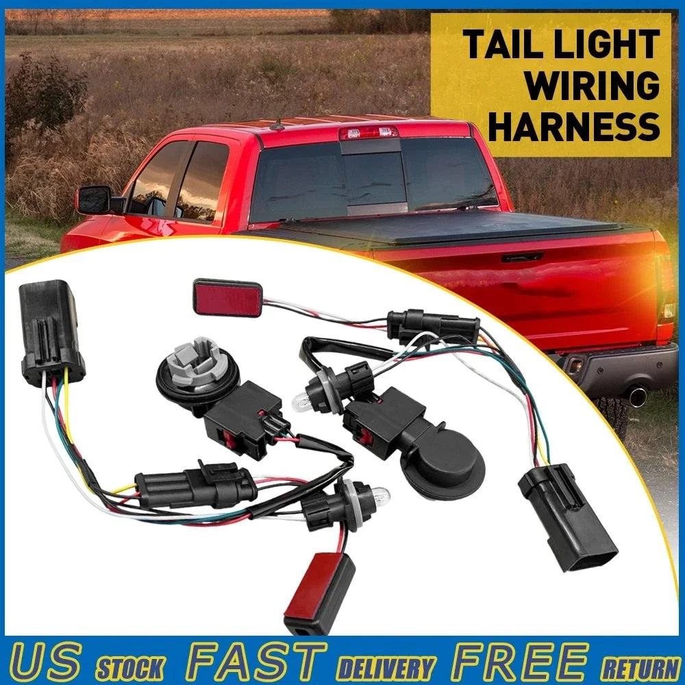 Tail Lights Wiring Harness for RAM 1500 2500 3500 (2013–2023) Pair