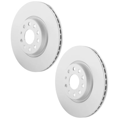 Front Brake Disc Rotors for VW Jetta, Arteon, Passat, Audi A3, Taos (2019–2023)