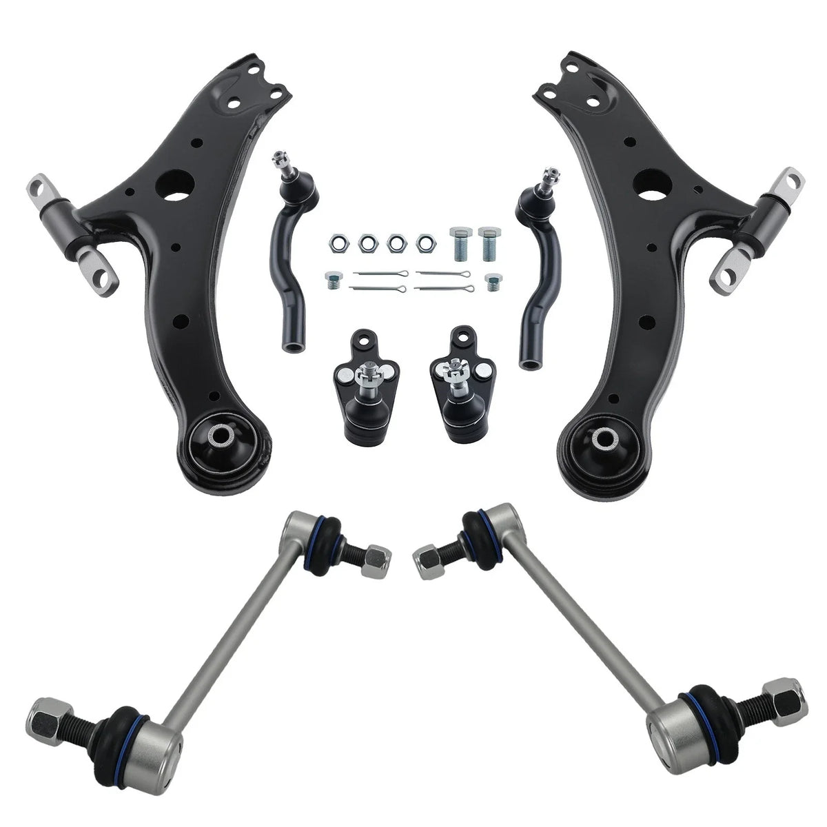 8pc Front Suspension Kit for Lower Control Arms - Avalon 2005-2012