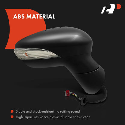 Passenger Side Heated Power Mirror with Signal for 2011 Ford Fiesta