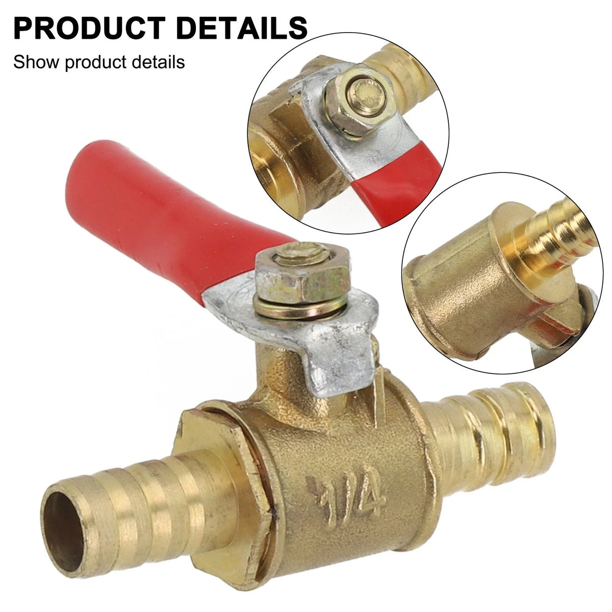 Fuel Tap 8mm 516IN for Tractors - In Line Design