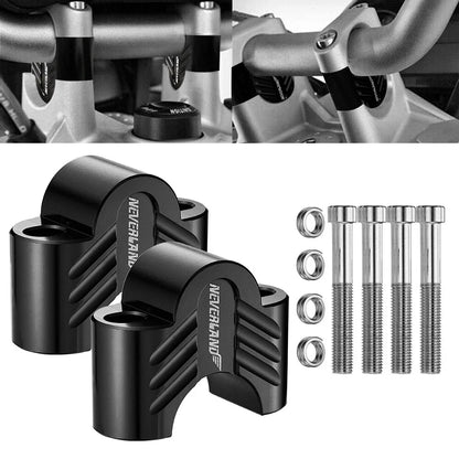Motorcycle Handlebar Risers 28mm Mount Clamps for Pit Use