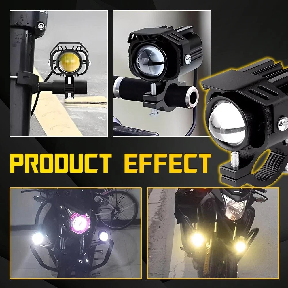 2X LED Headlight Fog Lights for Motorcycle (EPY)