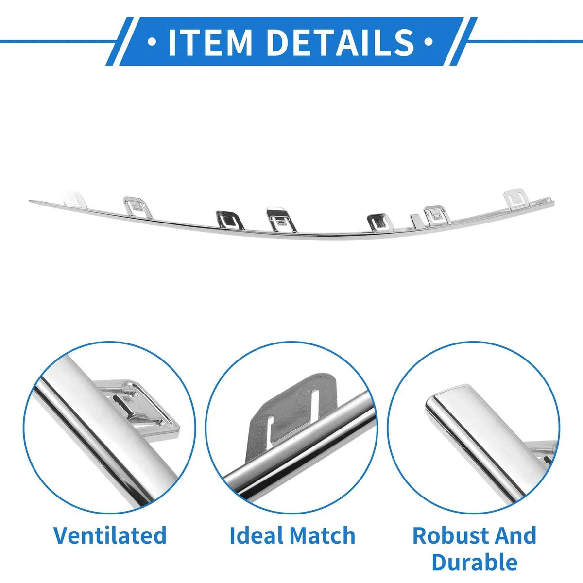 Left Front Bumper Grille Trim for Mercedes-Benz W206 (2022-2024)