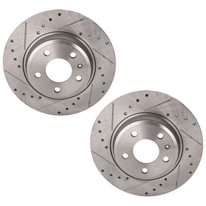 Rear Disc Rotors for Audi A4 A5 A6 A7 Q5 (2010-2020)