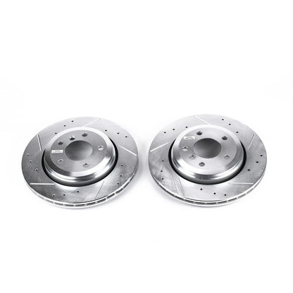 Set of 2 Brake Discs for BMW 330 E46 3 Series 330Ci